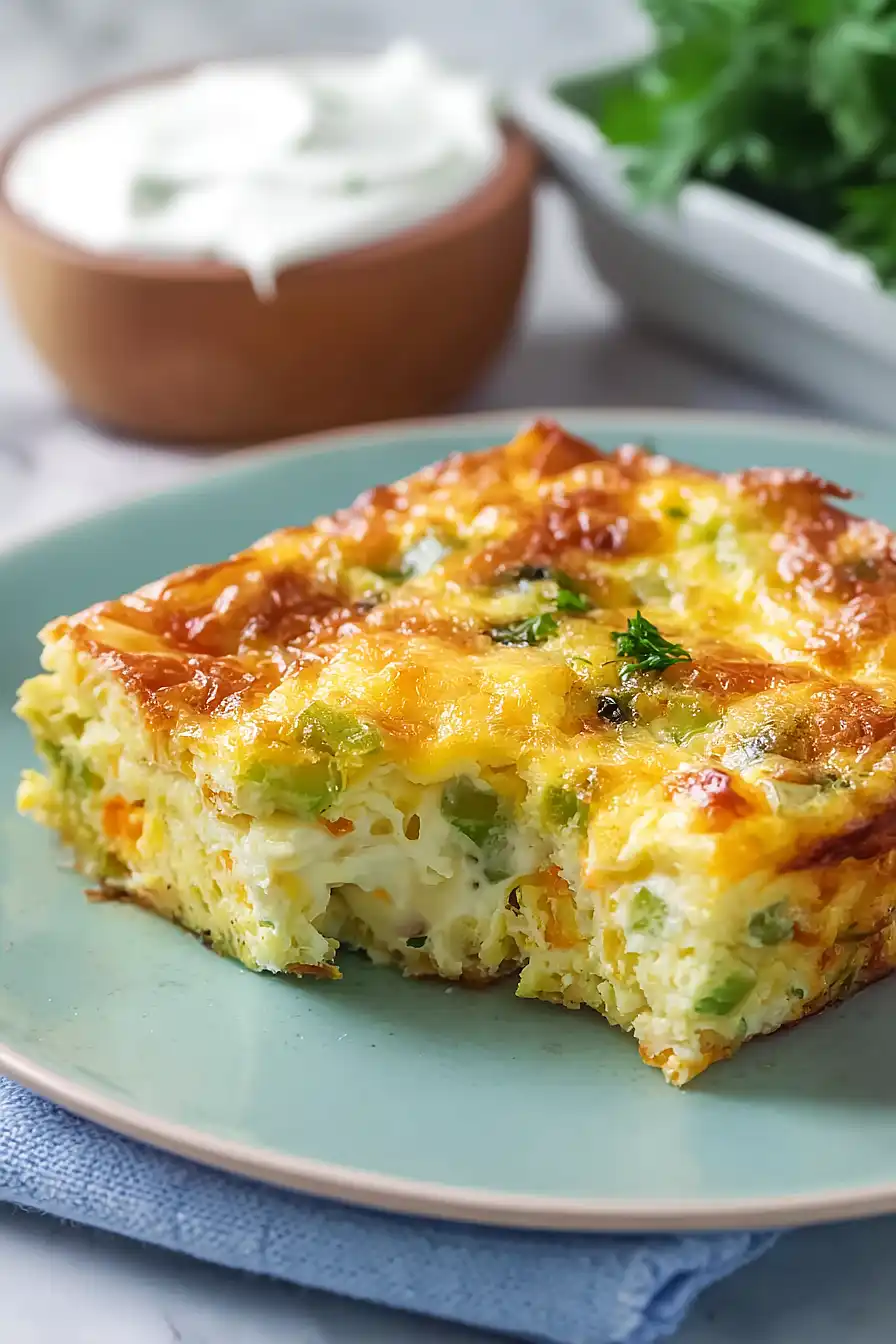 greek yogurt egg bake