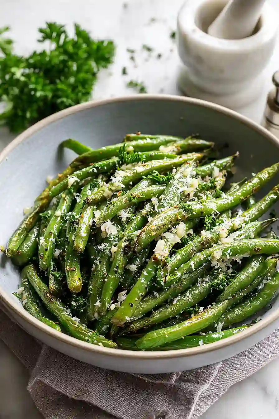 oven roasted green beans