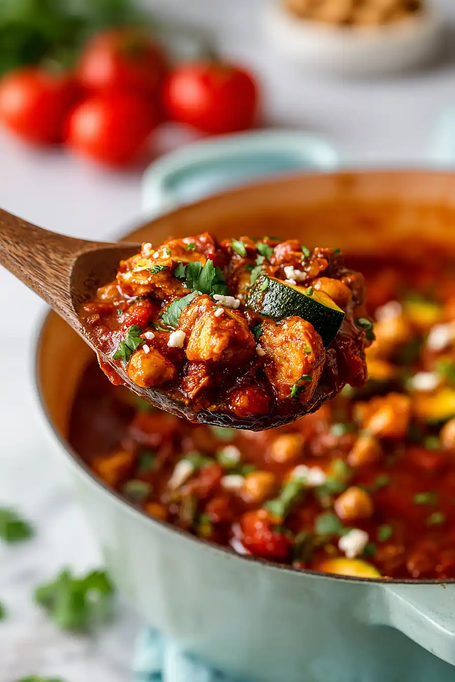 greek chicken chili