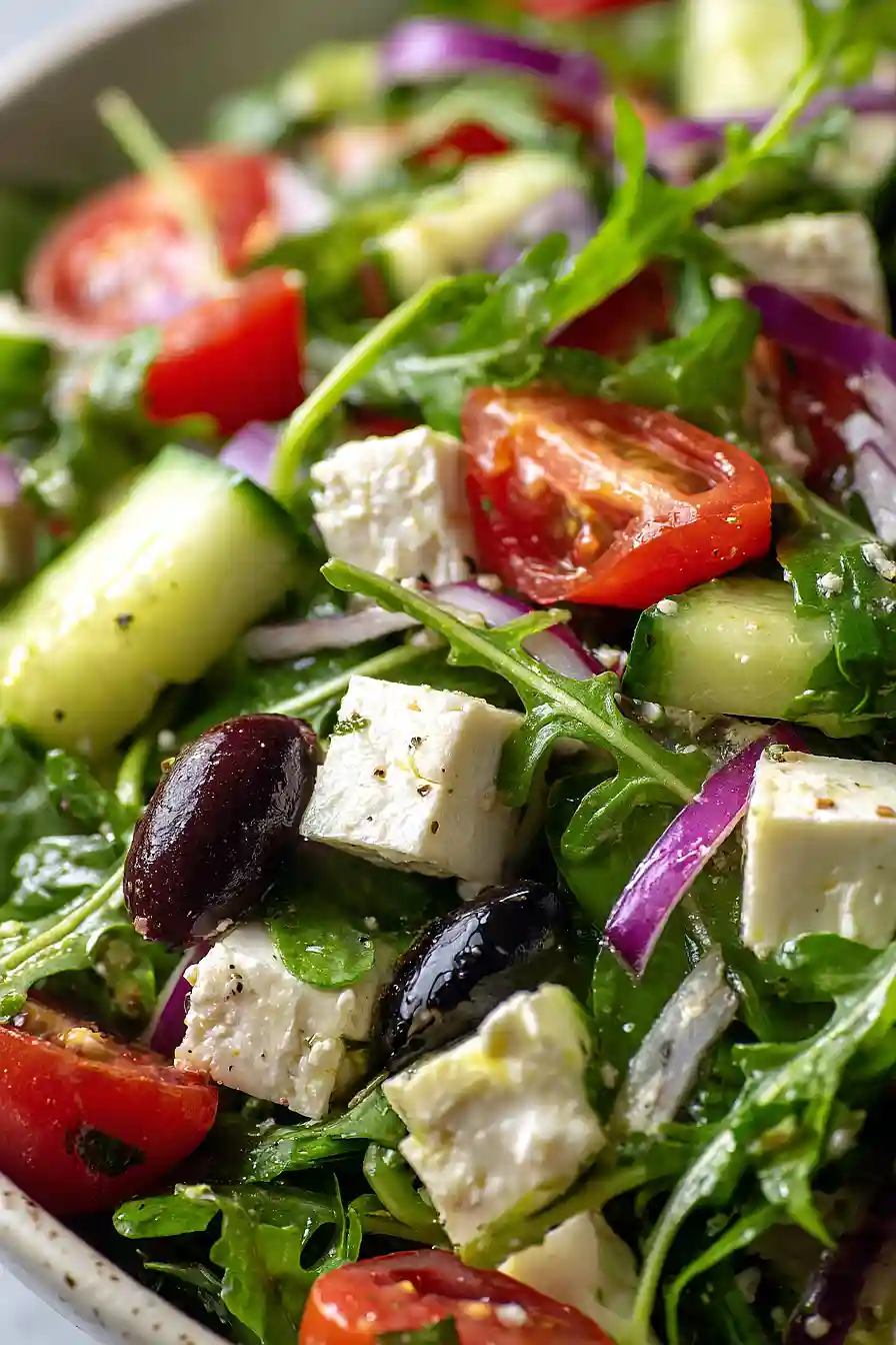 arugula greek salad