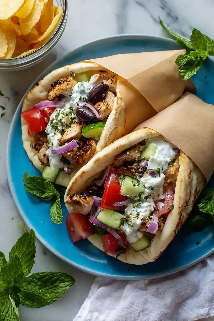 greek chicken sandwich