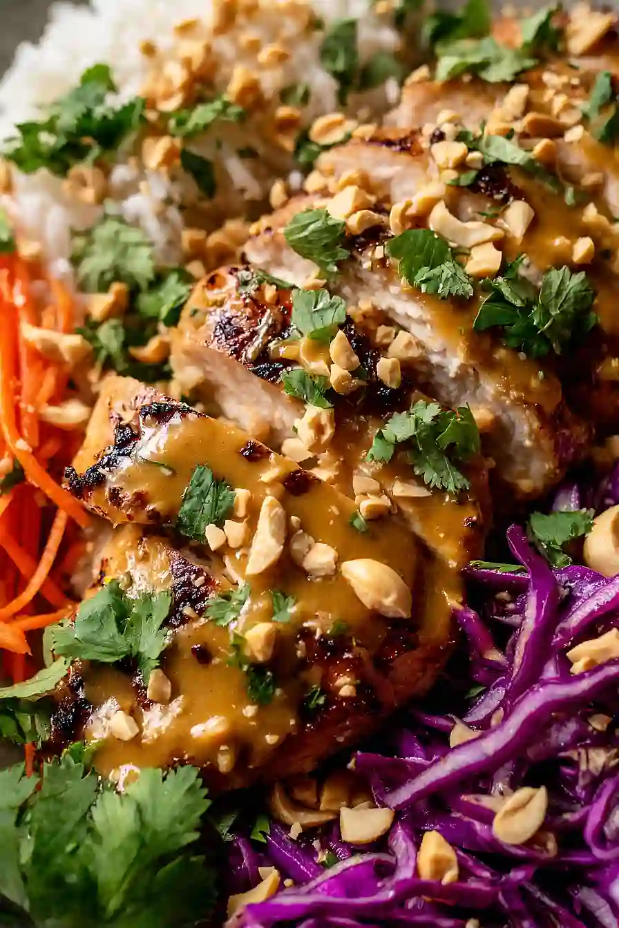 thai chicken bowls