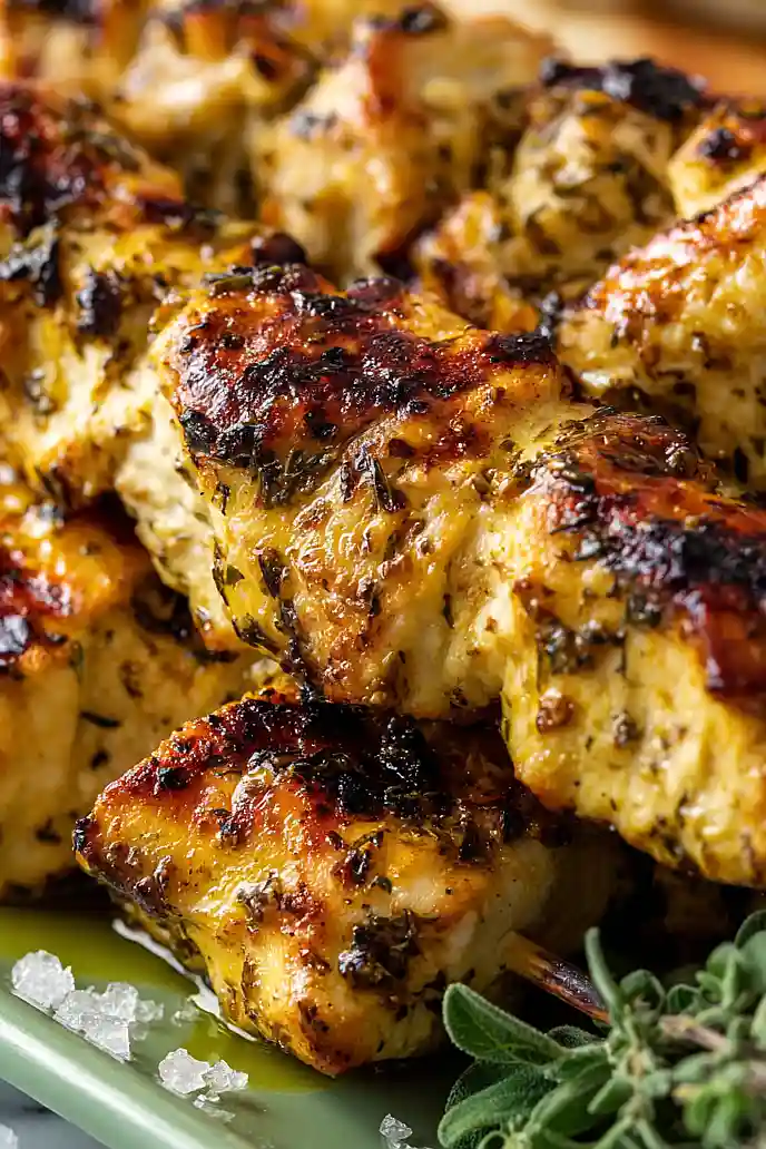 greek chicken kabobs