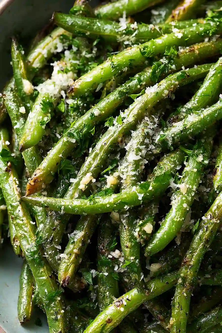 oven roasted green beans