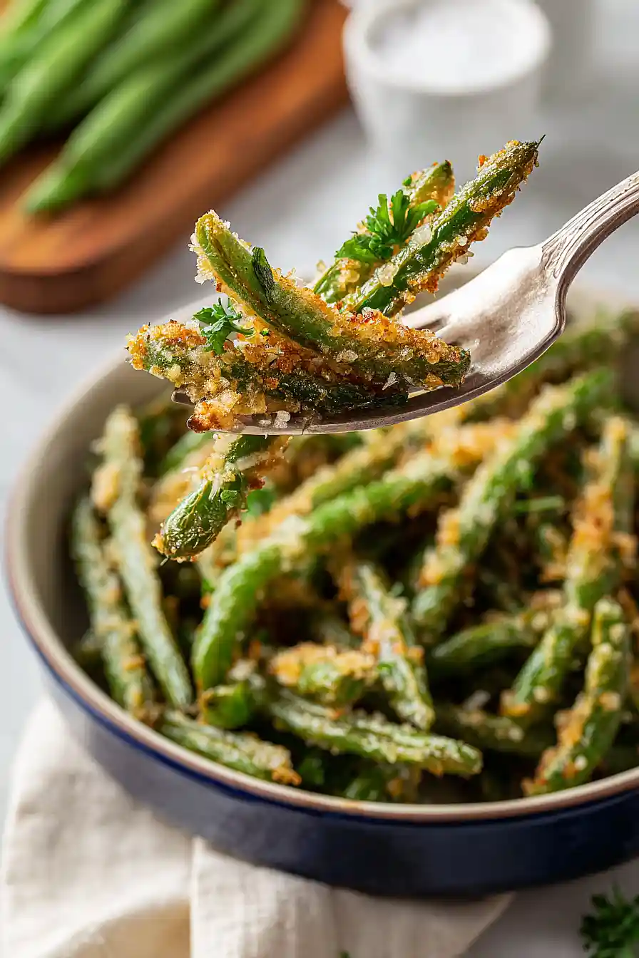 parmesan roasted green beans