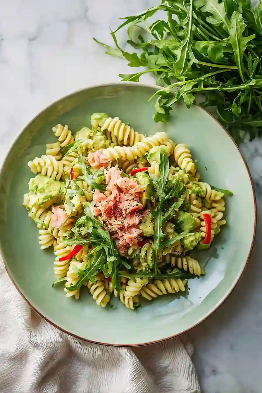 tuna avocado pasta
