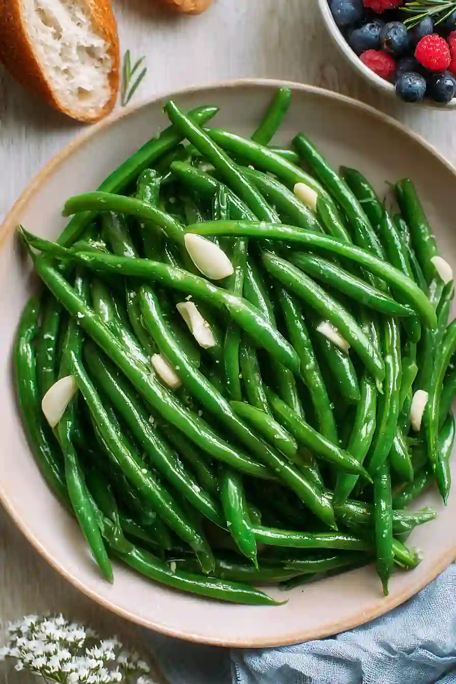 green bean salad with red wine vinegar