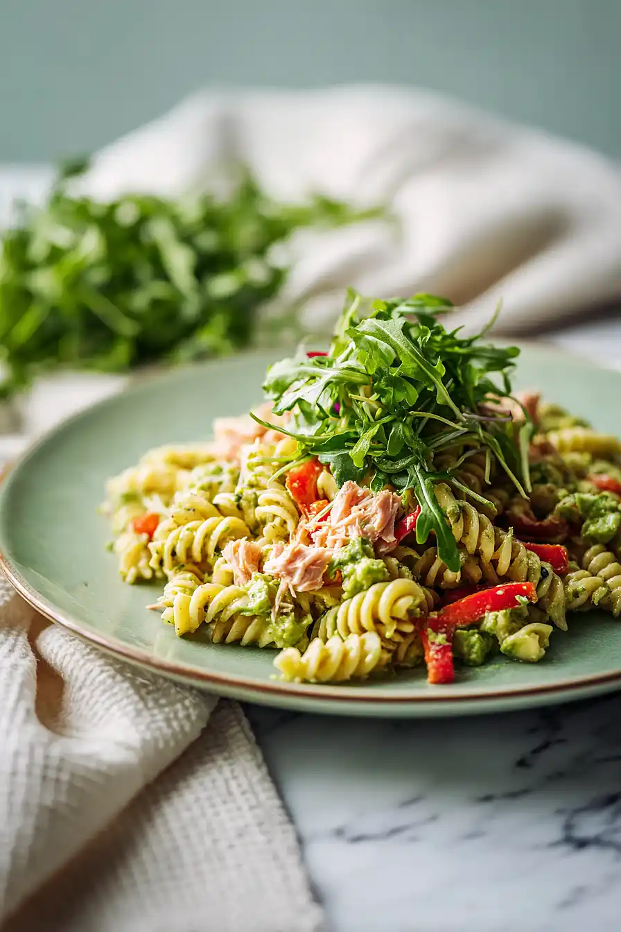 tuna avocado pasta