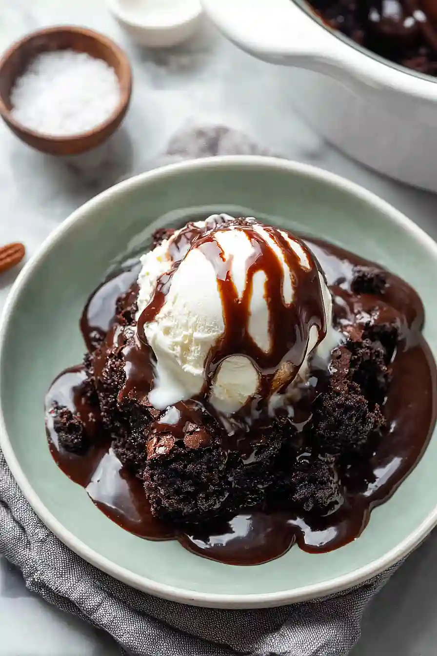 crockpot hot fudge brownies
