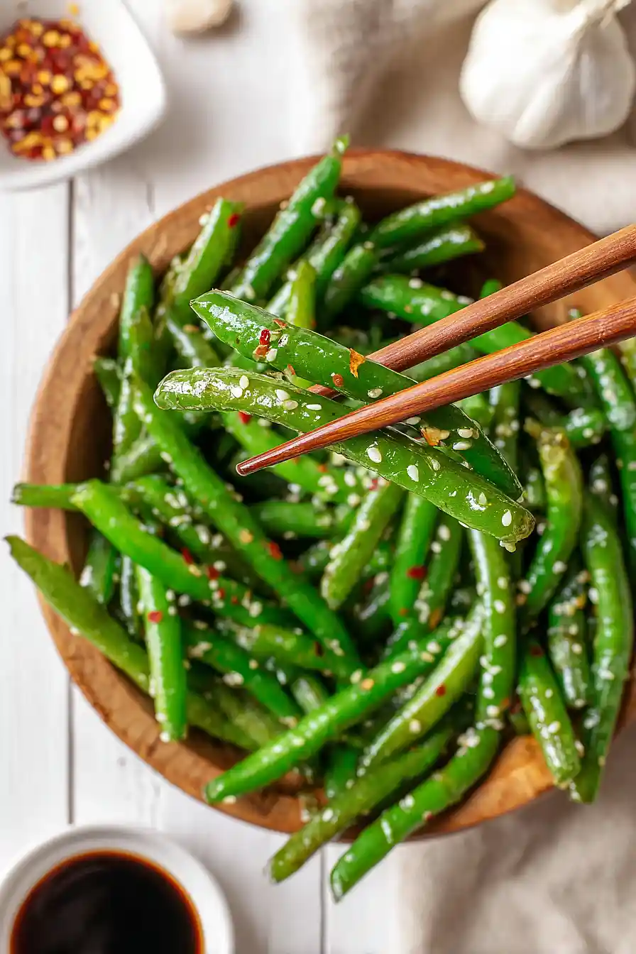 asian green bean salad