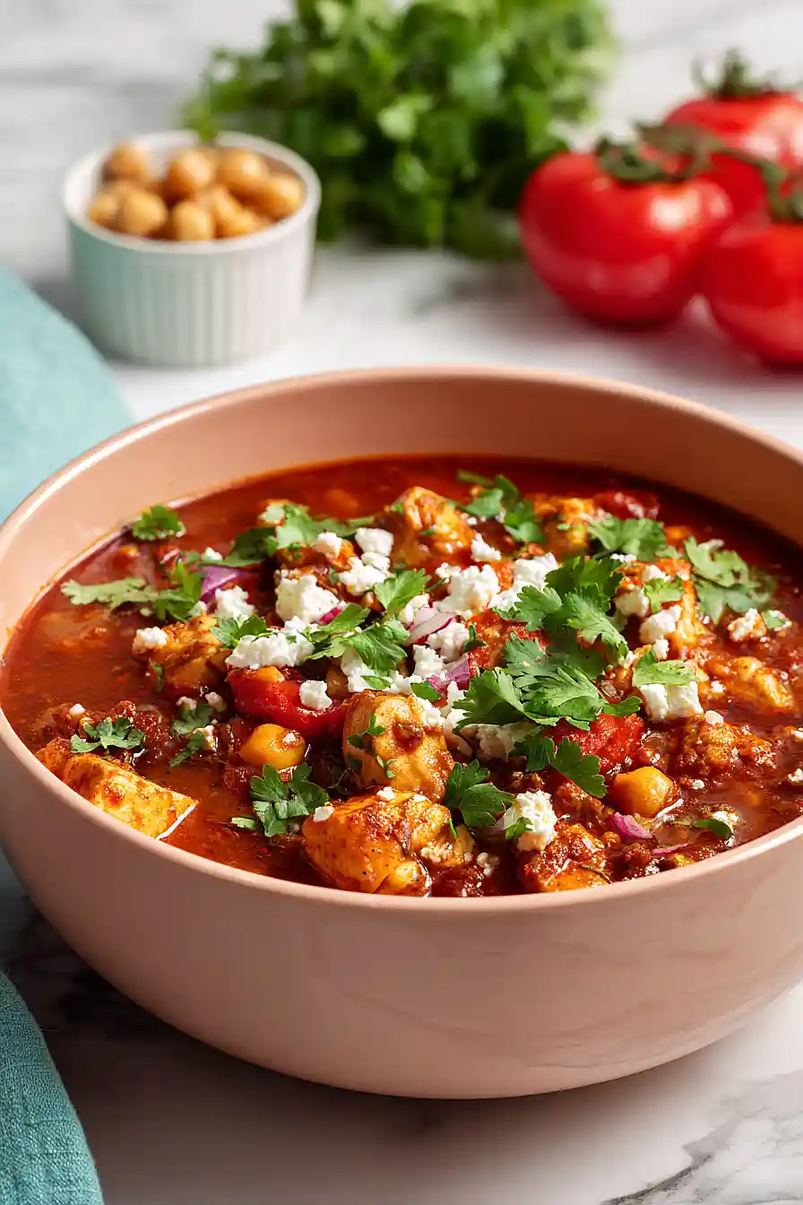 greek chicken chili
