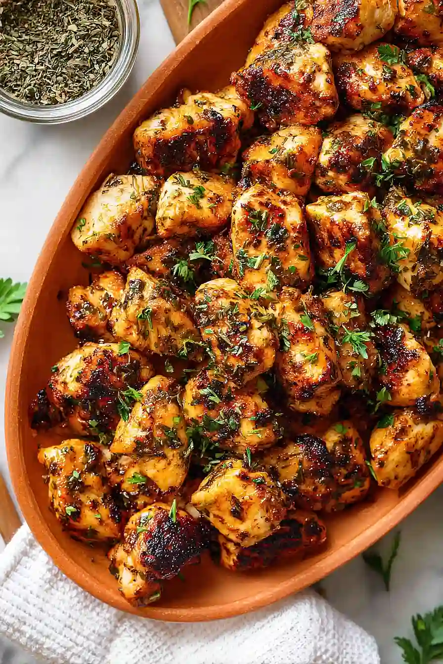 greek chicken bites