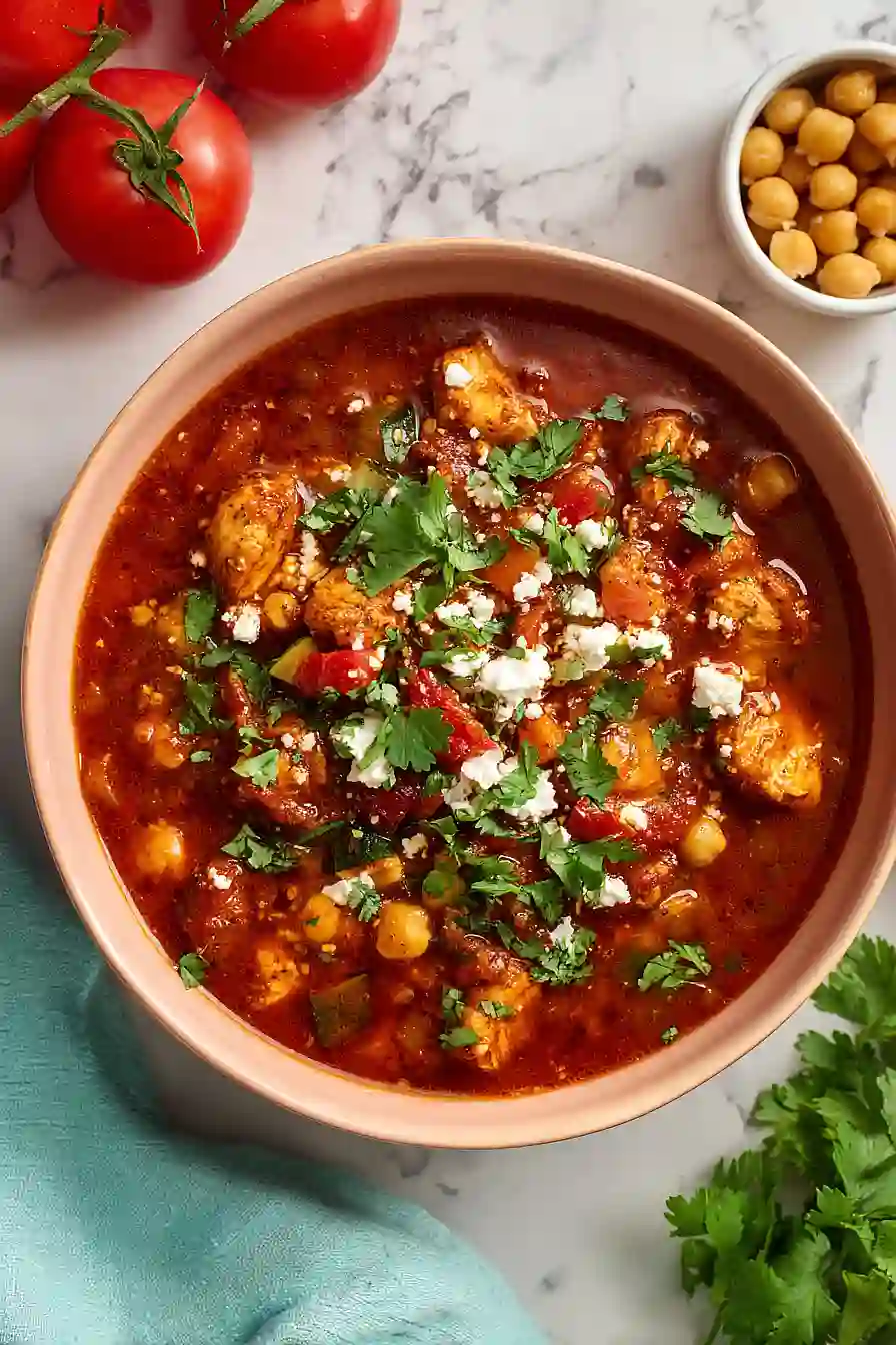 greek chicken chili