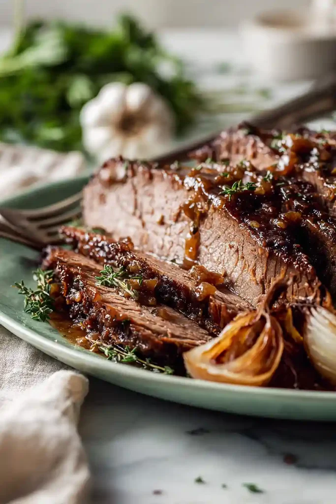 thyme and garlic brisket