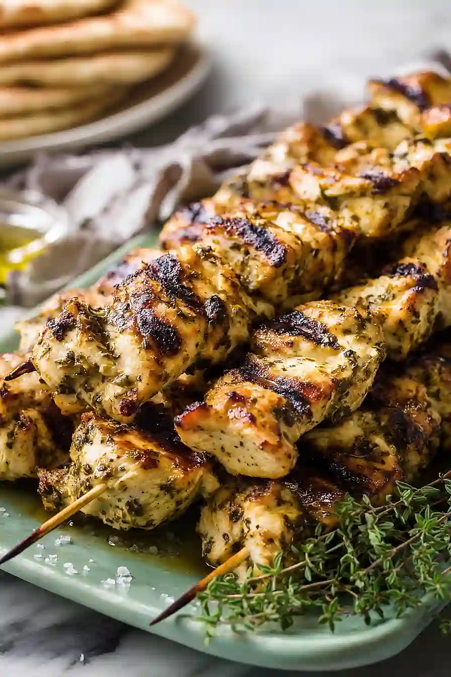 greek chicken kabobs