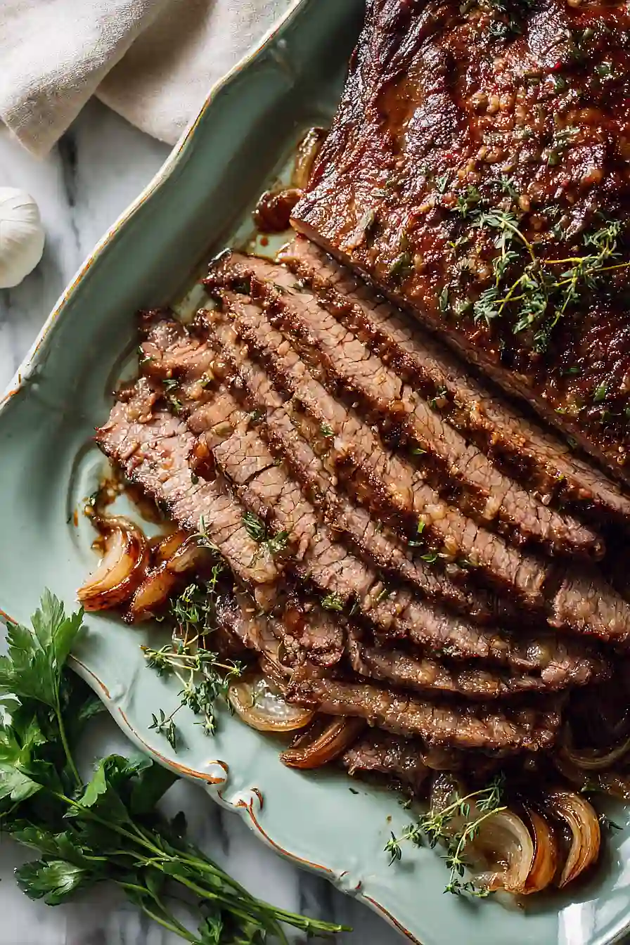 thyme and garlic brisket