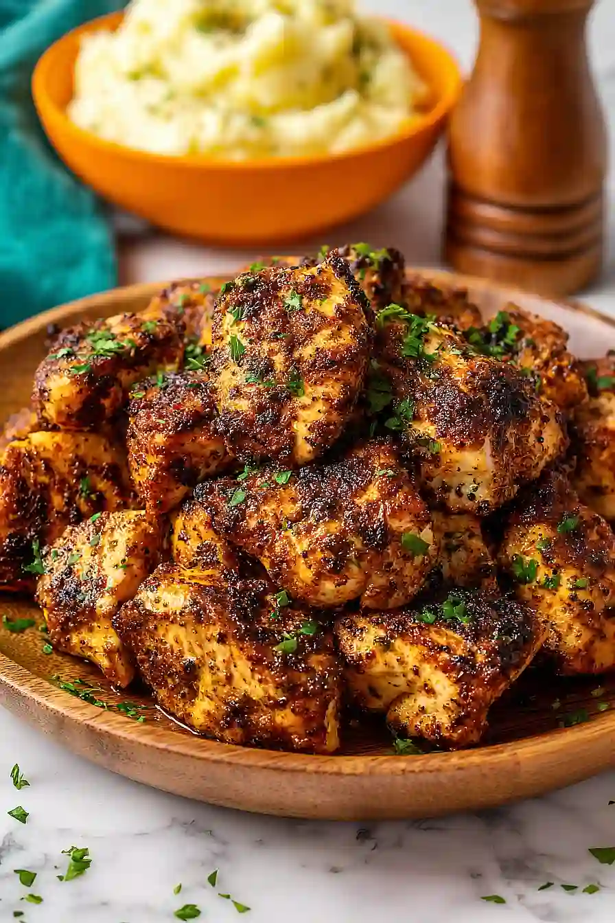 blackened chicken bites