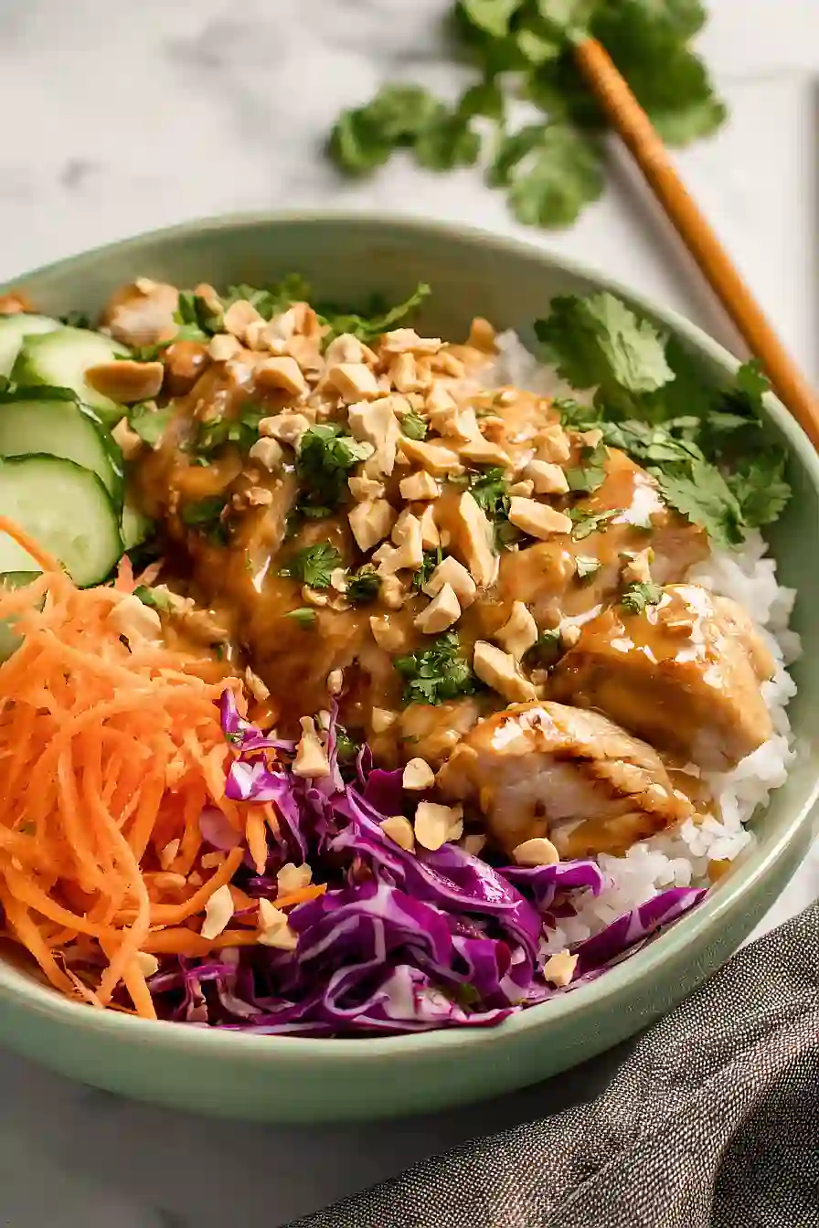 thai chicken bowls