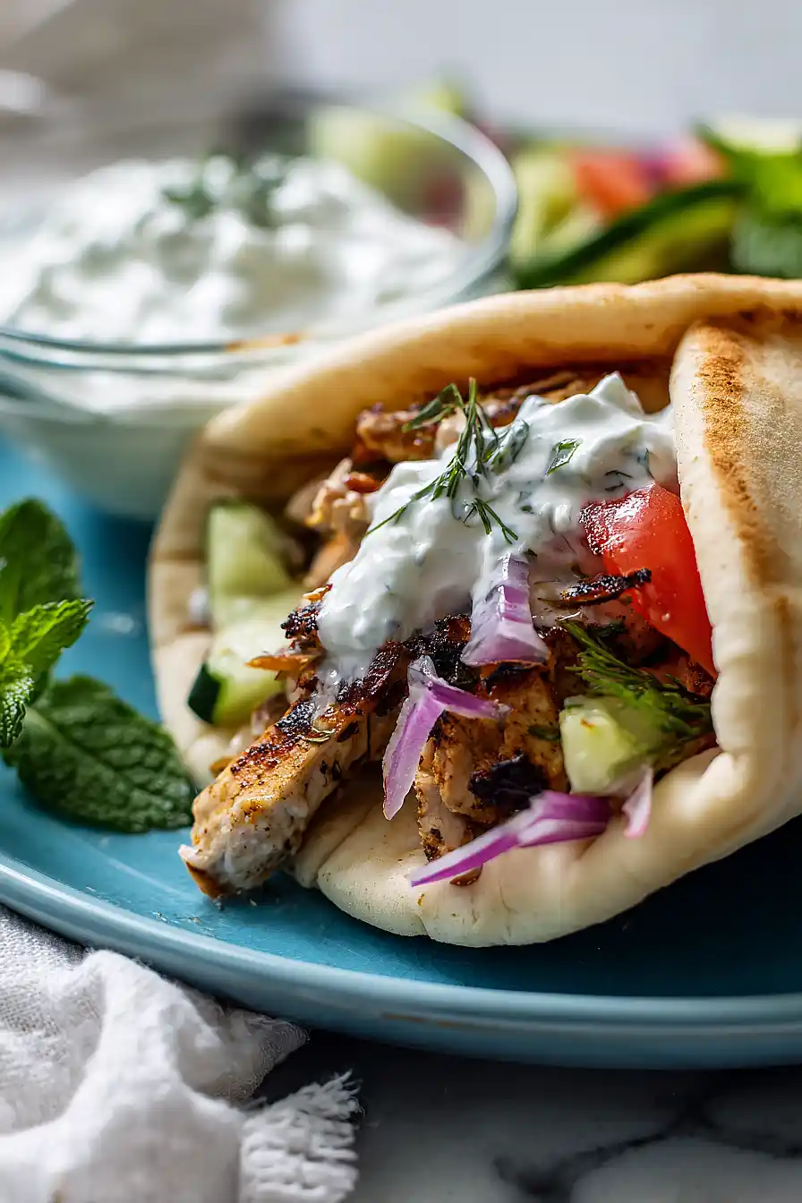 greek chicken sandwich