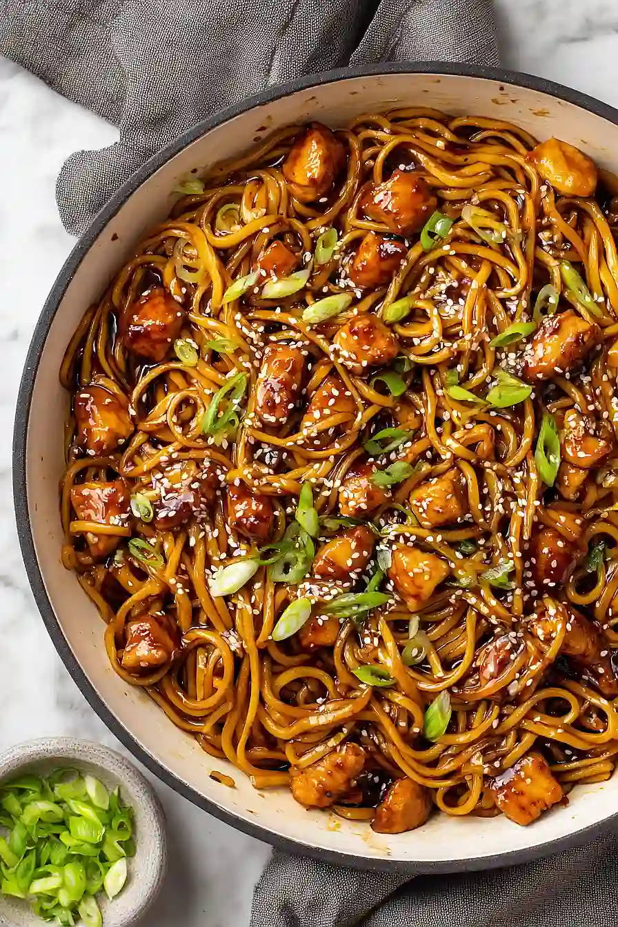 teriyaki chicken noodle bowls