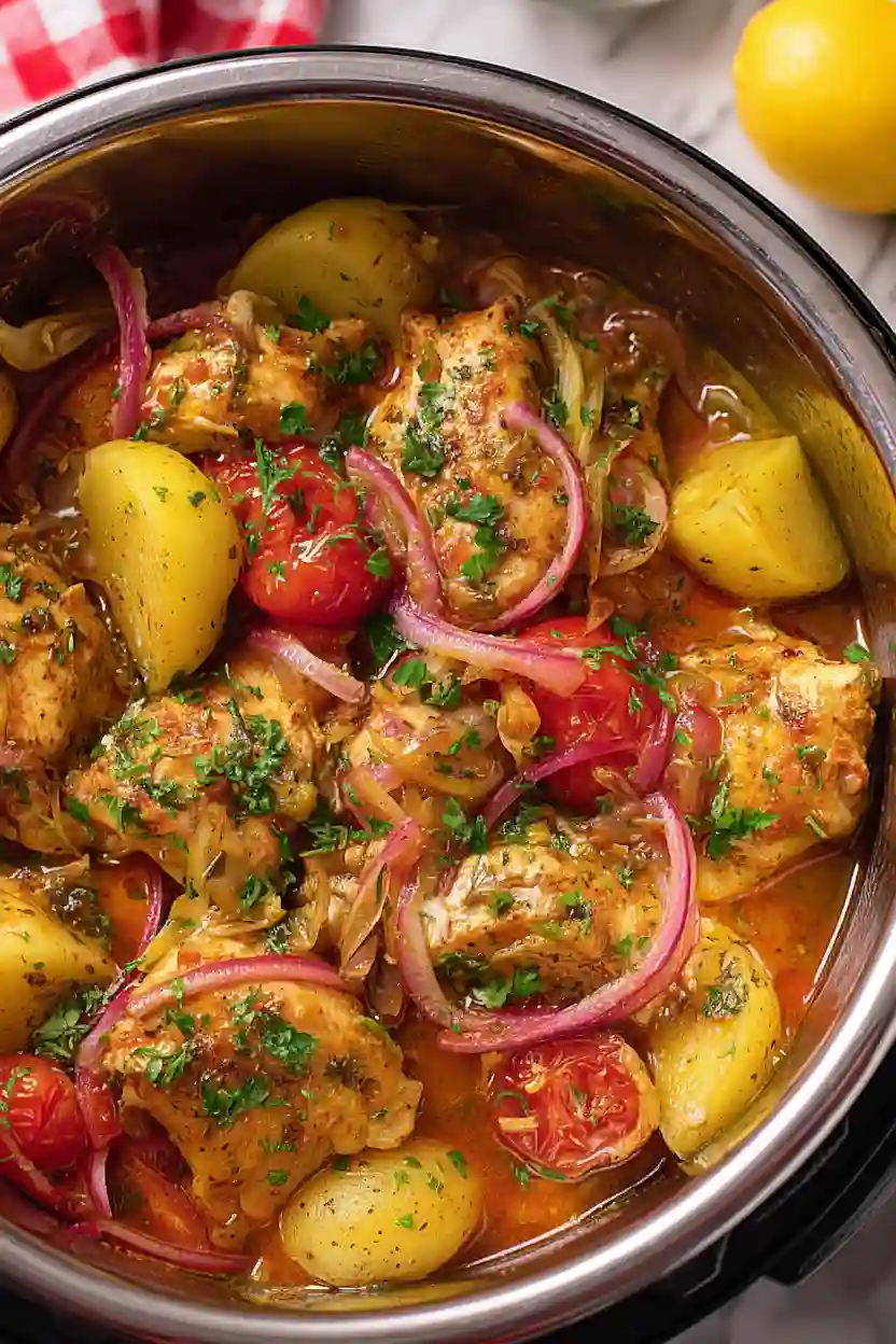 instant pot greek chicken