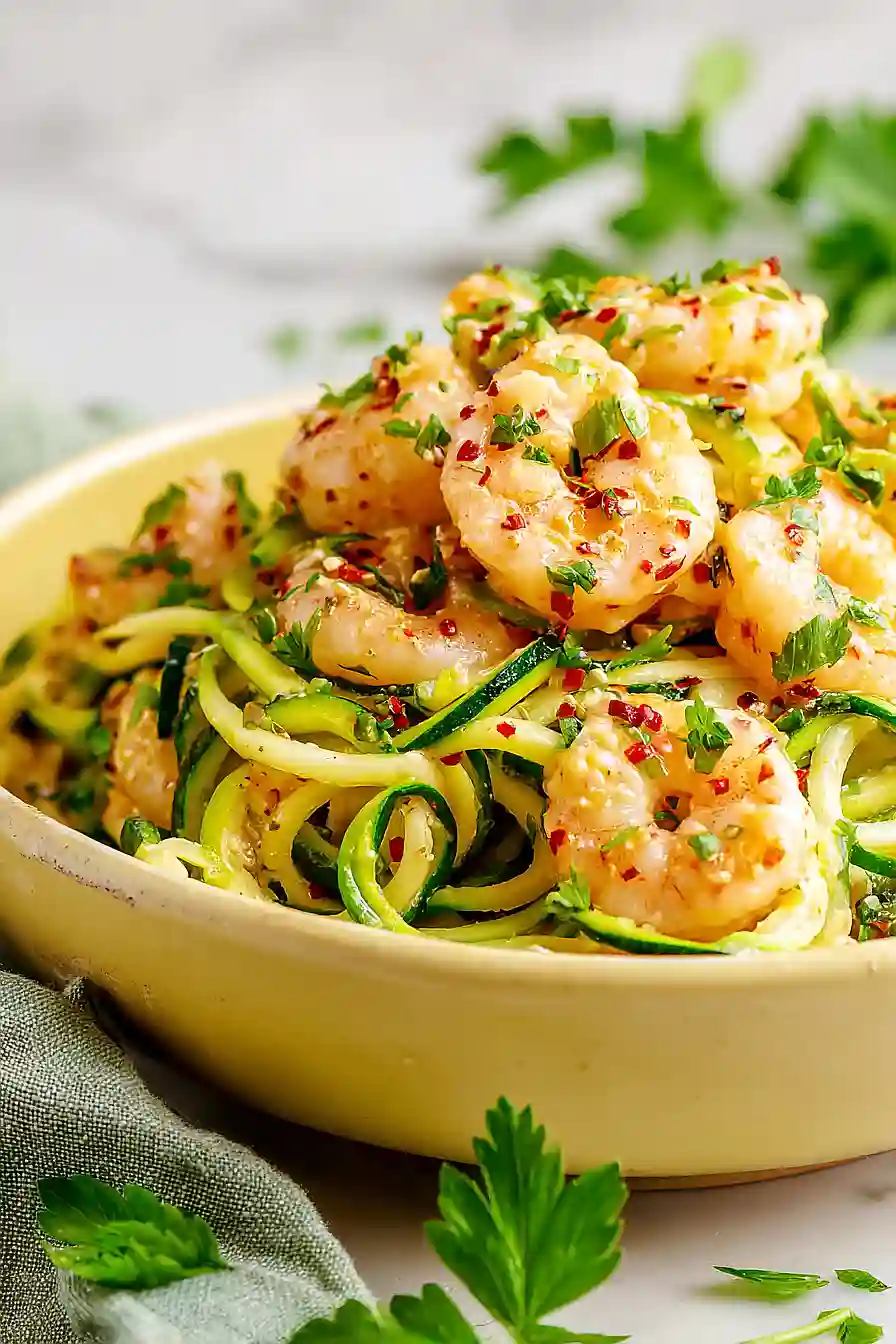 bang bang shrimp zoodles