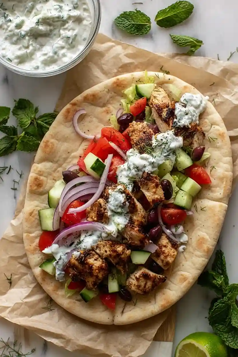 greek chicken sandwich